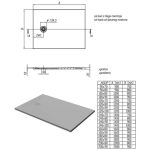 KAD ZA PRHANJE, KOTNA KOLPA SAN HOPP 120X80 LLM BELA RELIEFNA POVRŠINA - slika 2