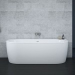 KOPALNA KAD KOTNA AQUAESTIL SLIM WALL 160X75 BELA Z OBLOGO IN PRELIVNO GRN - slika 2