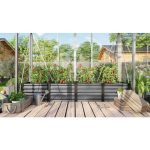 KOVINSKA VISOKA GREDA VITAVIA LINUS IN&OUT 401 L GRANIT/ČRNA - slika 4