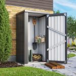 KOVINSKA VRTNA HIŠKA VITAVIA MARBURG 180X98X81 MAT ANTRACIT - slika 5