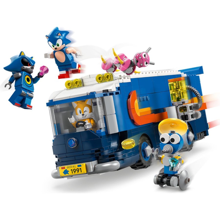 ki jih Sonic uporablja za vrtenje glasbe. Čas za namizni tenis! Počakaj
