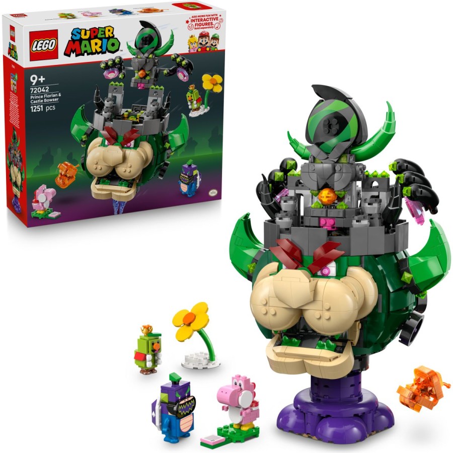 Lahko iz gradu Castle Bowser rešiš princa Floriana? Dvigni Castle Bowser s stojala