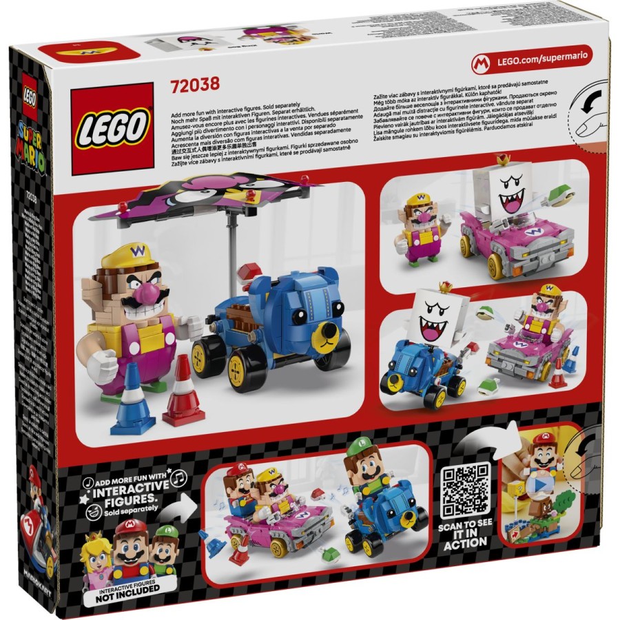 da sprožiš pristne Mario Kart zvočne in vizualne učinke hupanja