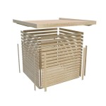 LESENA VRTNA HIŠKA KARIBU CHIONE - slika 3