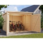 LESENA VRTNA HIŠKA KARIBU FAHRRADGARAGE 4 - slika 4