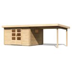 LESENA VRTNA HIŠKA KARIBU TRITTAU 4 + PODALJŠEK STREHE 3.3 M