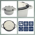 LONEC / KOZICA KELA 9.3 LIT CALIDO OVALNI ALUGUS SVETLO SIVA - slika 4