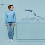 LONEC / KOZICA KELA 9.3 LIT CALIDO OVALNI ALUGUS SVETLO SIVA - slika 5