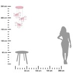 OTROŠKO SVETILO MILAGRO EMMA ROZA 3XE27 MLP1040 - slika 3