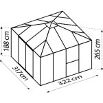 RASTLINJAK, STEKLO-V.PLOŠ VITAVIA FORTUNA ESG/HKP ČRNA - slika 5