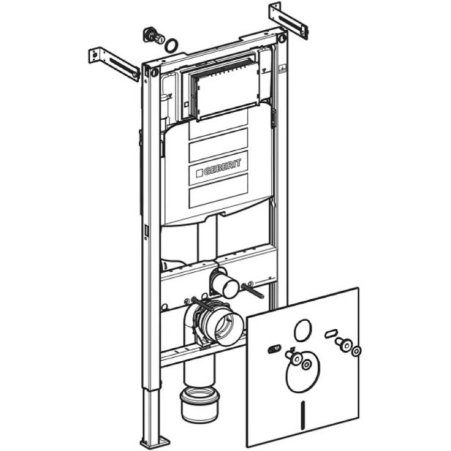 SPLAKOVALNIK, PODOMETNI GEBERIT DUOFIX WC ELEMENT 112CM - slika 2