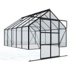 STEKLEN RASTLINJAK VITAVIA CASSANDRA 8300, ESG 3 MM ČRNA