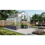 STEKLEN RASTLINJAK VITAVIA CASSANDRA 8300, ESG 3 MM ČRNA, ANODIZIRAN ALUMINIJ - slika 4