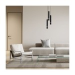 VISEČA SVETILKA MILAGRO JOKER ČRNA/KROM 3XGU10 MLP8916 - slika 4