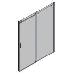 VRATA AQUAESTIL ARTEGO D 140 D ZA NIŠO SREBRNI PROF. PROZ. STEK. - slika 4