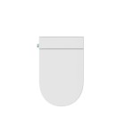 WC ŠKOLJKA, VISEČA INTER CERAMIC BREZ ROBOV Z WC DESKO BELA - slika 4