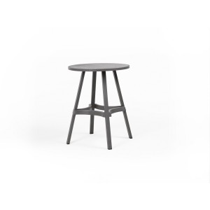 Vrtna miza COMBO 70cm. Miza COMBO 70 je na voljo v štirih barvah in je zunanja miza iz reciklirane plastike. Ima okroglo ploščo premera 70 cm, in je