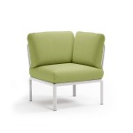 Kotni element KOMODO, ki je lahko kot kotni del vrtne sedežne garniture. Poljubno sestavite svoj sestav, ki bo ustrezal vam in vašemu prostoru. Dimenzije