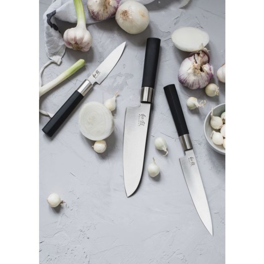 KUHINJSKI NOŽ KAI EUROPE WASABI BLACK YANAGIBA 24 CM 6724Y - slika 6