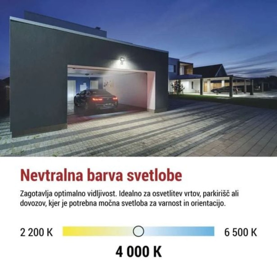 LED ZUNANJI REFLEKTOR EMOS SIMPO 30W 3000LM IP44 NW SENZOR - slika 9