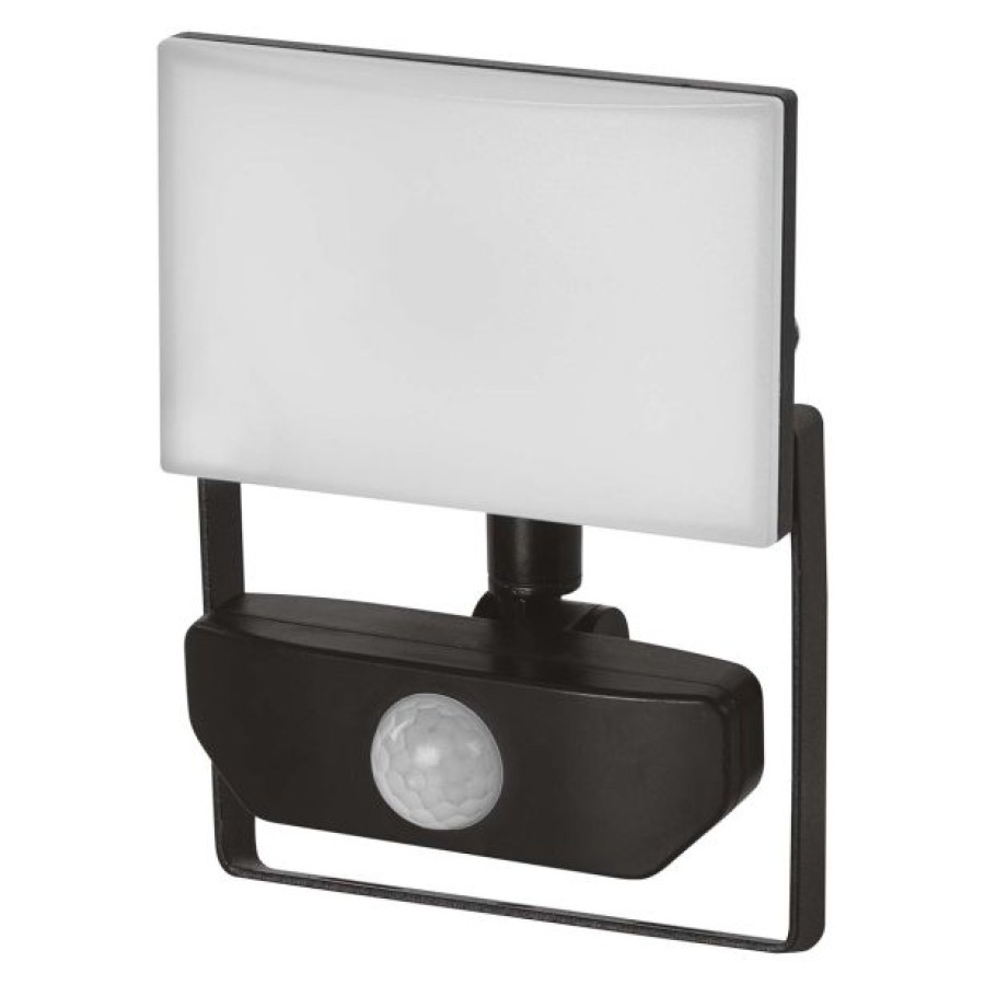 LED ZUNANJI REFLEKTOR EMOS TAMBO 10W, S SENZORJEM ČRNI