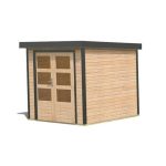 LESENA VRTNA HIŠKA KARIBU JUPITER A Z ANTRACIT OKV. 209X213X195 LES 19MM