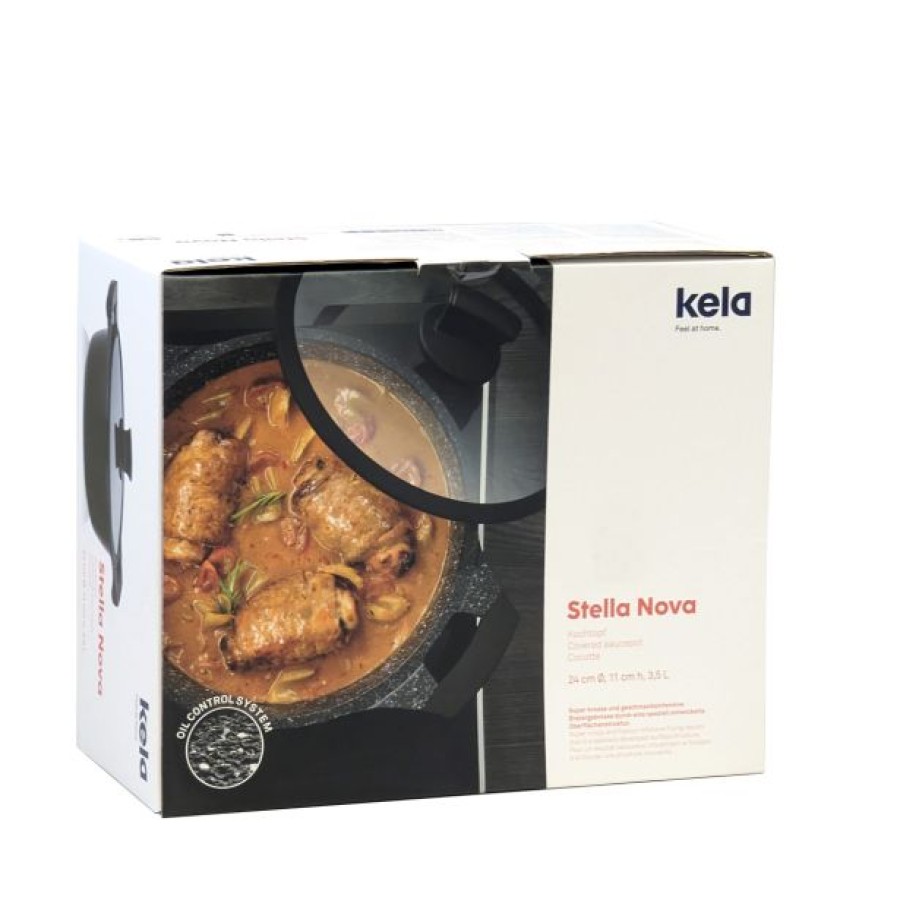 LONEC / KOZICA KELA 3.5 LIT STELLA NOVA S POKROVKO ČRNA - slika 16