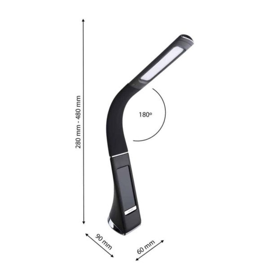 NAMIZNA SVETILKA MILAGRO GALA ČRNA 6W LED ML140 - slika 10