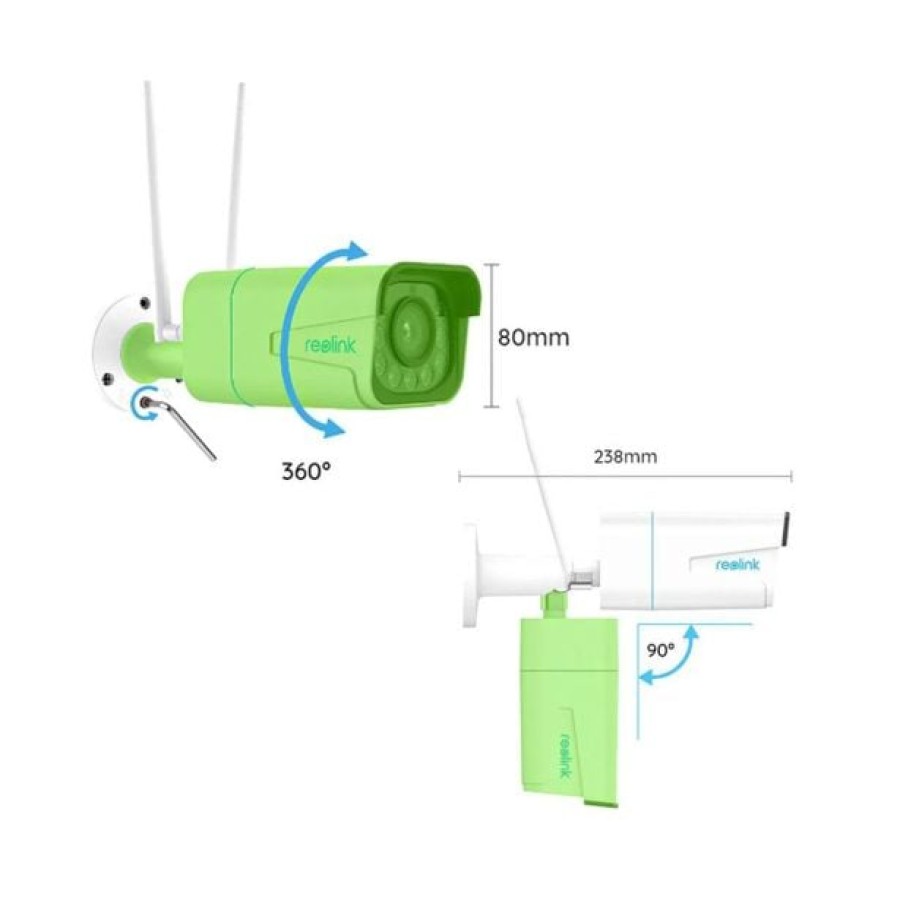 PAMETNA KAMERA REOLINK W430 IP KAMERA BELA - slika 10