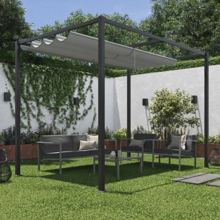 PERGOLA NATERIAL HORALI 200X300 ZLOŽLJIVA STREHA - slika 3