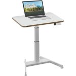 PISALNA DVIŽNA MIZA LEITZ COSY-WOW ERGO 80X60CM BELA ELEKTRIČNA