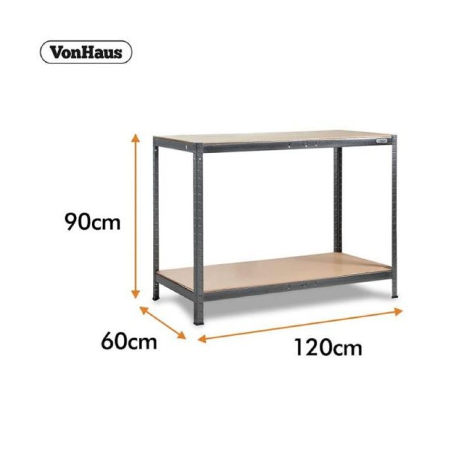 PVC REGAL VONHAUS POLIČNI REGAL HAMMERITE - slika 7