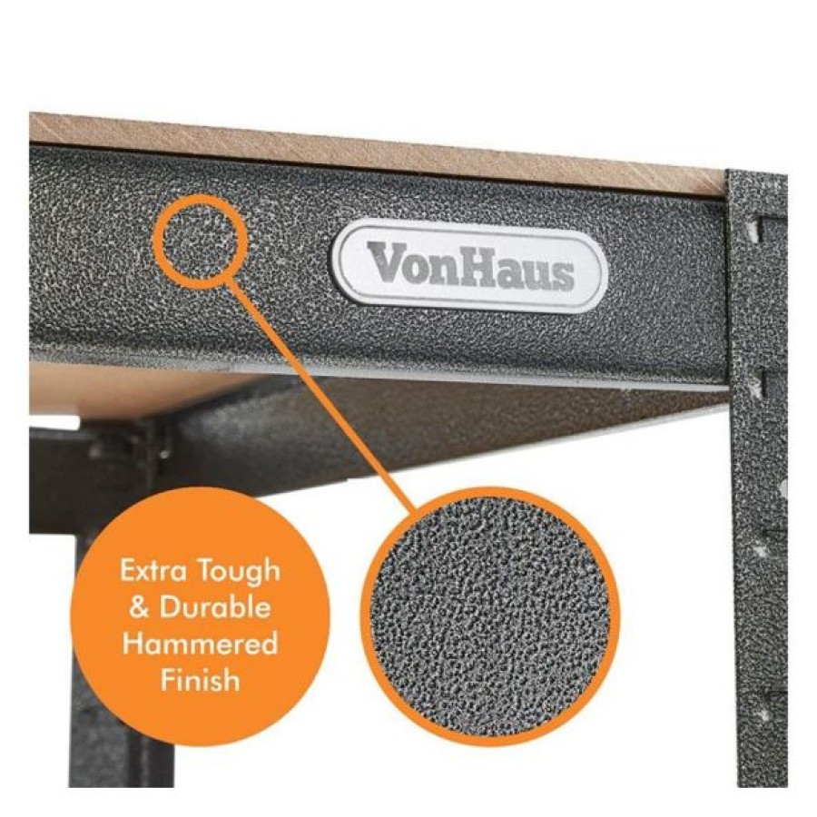 PVC REGAL VONHAUS POLIČNI REGAL HAMMERITE - slika 8