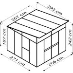 RASTLINJAK, STEKLO-V.PLOŠ VITAVIA APHRODITE 7800 ESG/VP 3/10MM ALU 2.7X3M - slika 3