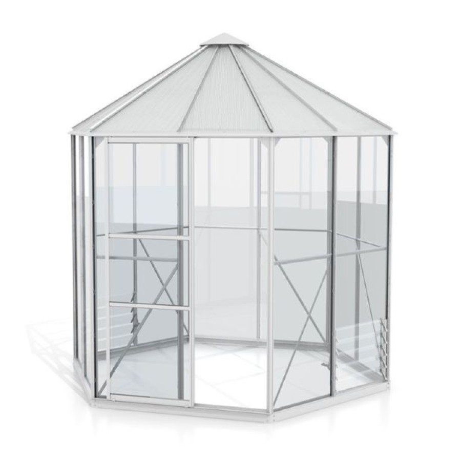RASTLINJAK, STEKLO-V.PLOŠ VITAVIA PAVILJON HERA 4500 ESG/VP ALU 2.5X5.5M