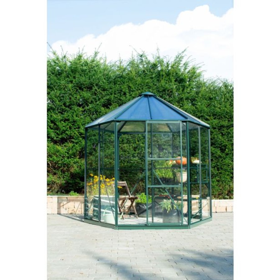 RASTLINJAK, STEKLO-V.PLOŠ VITAVIA PAVILJON HERA 4500 ESG/VP SMARAGDNA 2.5X5.5M - slika 5