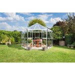 RASTLINJAK, STEKLO-V.PLOŠ VITAVIA PAVILJON HERA 9000 ESG/VP 3/6MM BELA 3.8X3.8M - slika 5