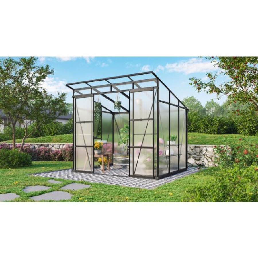 RASTLINJAK, STEKLO-V.PLOŠ VITAVIA PLAYA 5900 ESG/VP 2.5X2M ČRNA - slika 5