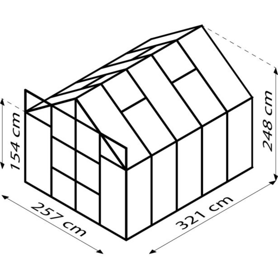 RASTLINJAK, VOTLE PLOŠČE VITAVIA URAN 8300 HKP 4 MM SMARAGDNA 246X257X321 - slika 3