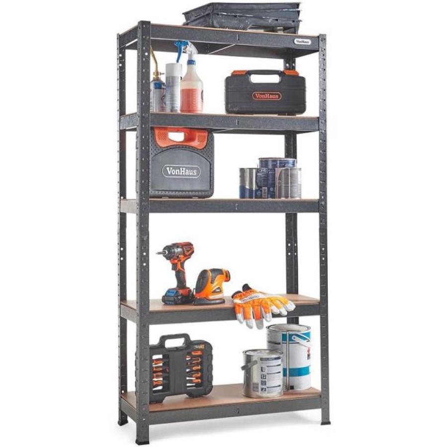 REGAL VONHAUS 5 POLIČNI HAMMERITE 1.5M - slika 11