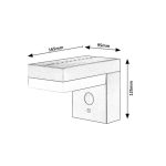 SOLARNA VRTNA SVETILKA RABALUX ŽREBAR 6W L16.5CM ČRN - slika 3