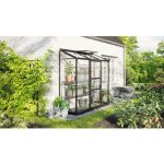 STEKLEN RASTLINJAK VITAVIA IDA 1300 ESG3MM ČRNA 182X193X69 - slika 3