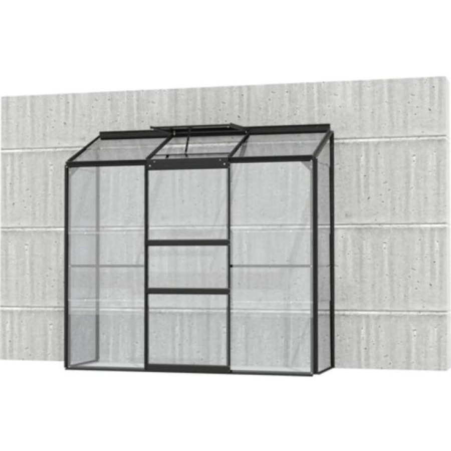 STEKLEN RASTLINJAK VITAVIA IDA 1300 ESG3MM ČRNA 182X193X69 - slika 4