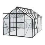 STEKLEN RASTLINJAK VITAVIA MERIDIAN 2 11500 ESG3MM ČRNA 2.6X4.4M