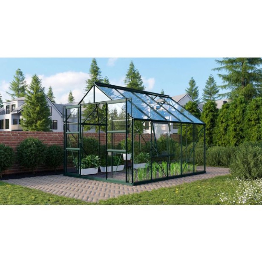 STEKLEN RASTLINJAK VITAVIA MERIDIAN 2 8300 ESG3MM SMARAGDNA 2.6MX3.2M - slika 5