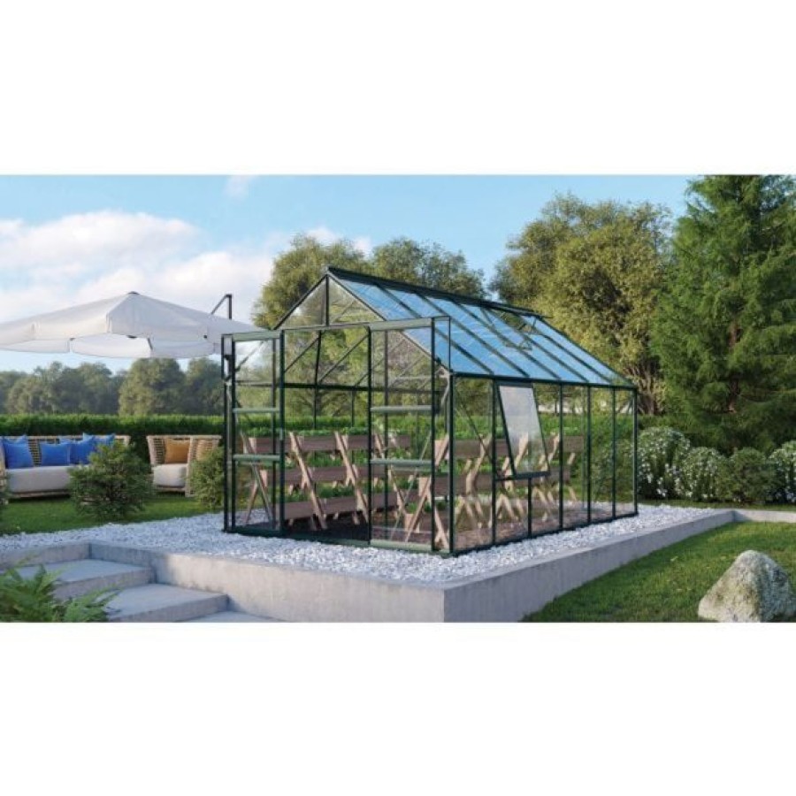 STEKLEN RASTLINJAK VITAVIA MERIDIAN 2 9900 ESG3MM SMARAGDNA 2.6X3.8M - slika 5