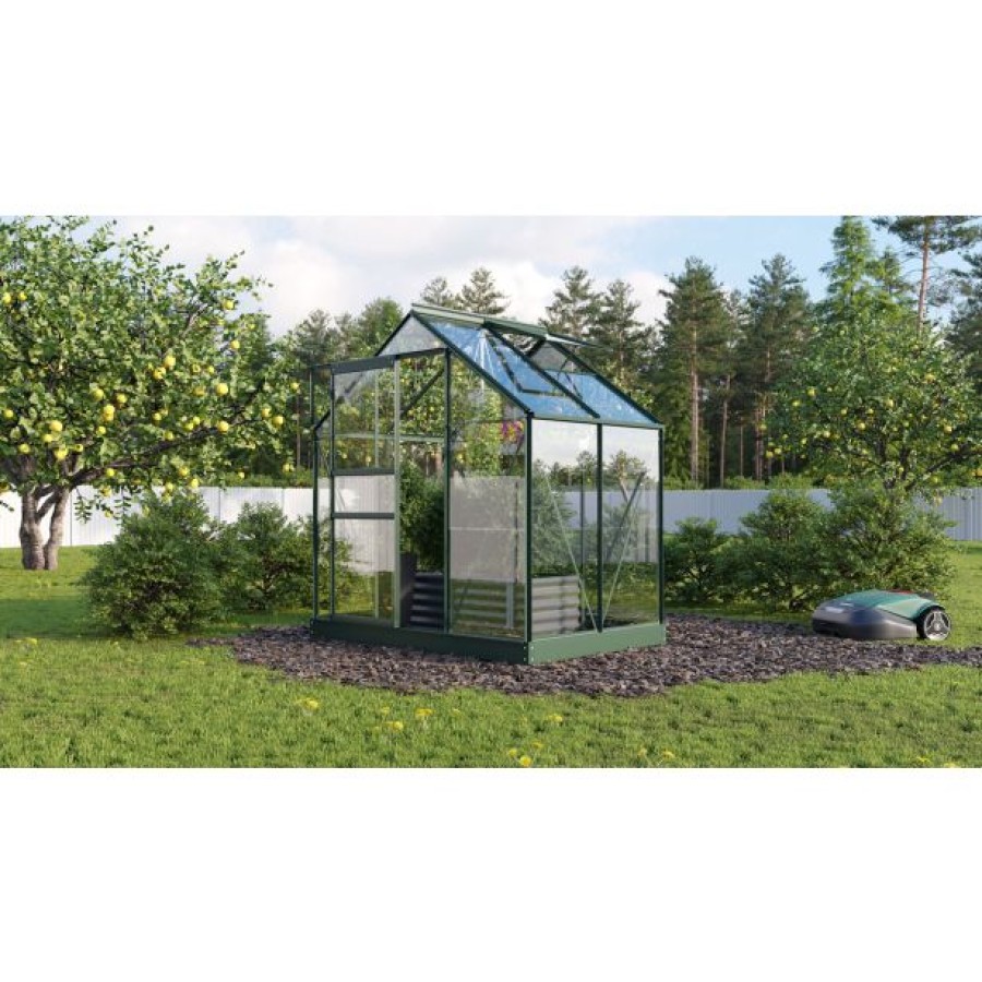 STEKLEN RASTLINJAK VITAVIA PLANET 2500 ESG 3MM, 1,95X1,31 SMARAGDNA - RASTLINJAK+OKVIR ZA TEMELJ - slika 2