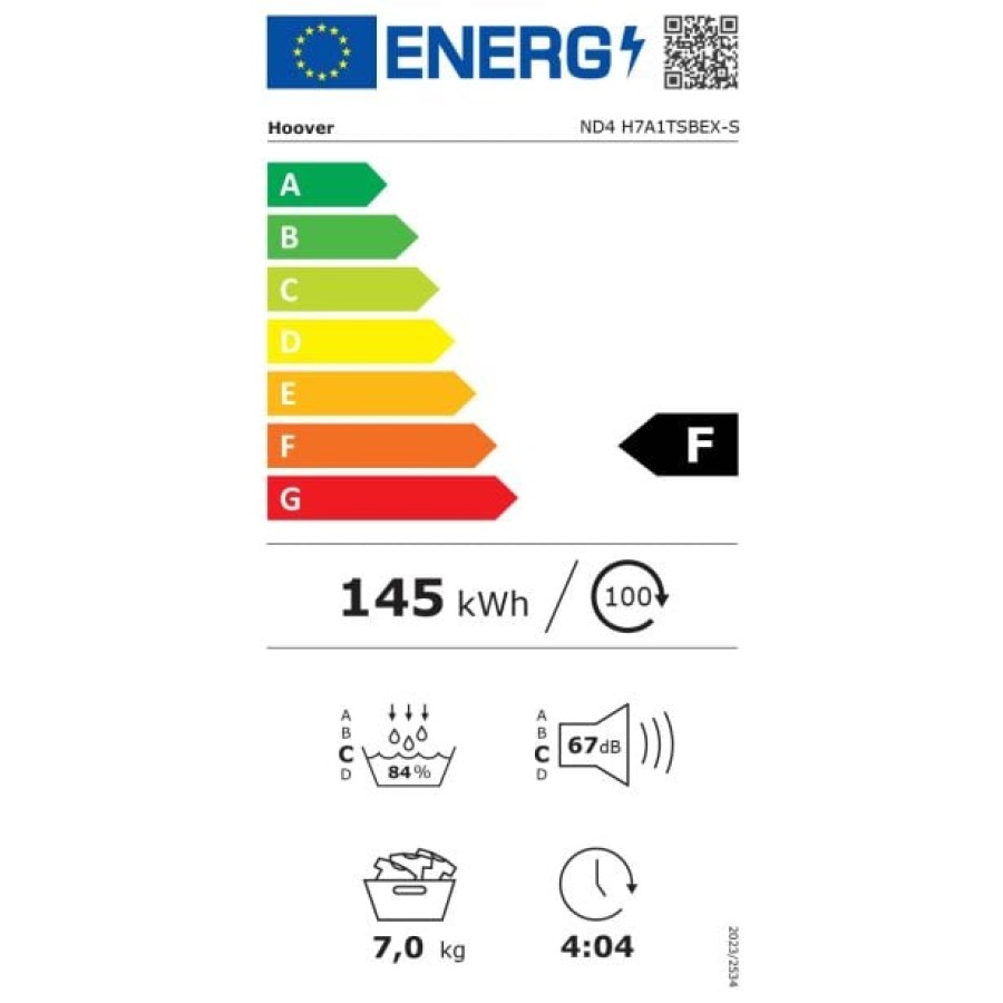 SUŠILNI STROJ HOOVER ND4 H7 A1 TSBEX-S H-DRY TČ - slika 8