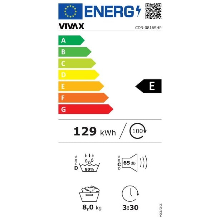 SUŠILNI STROJ VIVAX CDR-0816SHP - slika 8