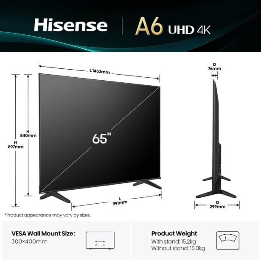 TELEVIZOR HISENSE 65A6Q - slika 7